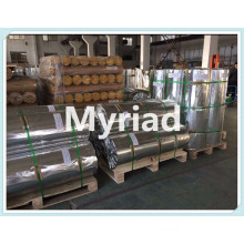 Aluminum foil with woven fabric coated PE insulation